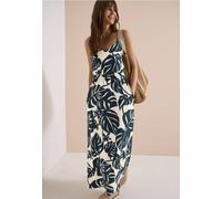 Robe maxi imprimée à col V