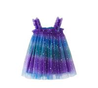 Robe Maxi pour Fille Printemps sans Manches Enfant en Bas Âge Filles Tulle Bretelles Robe Danse Fête Princesse Robes Vêtements Gilet Filles Robes Petite Fille pour La Fête Anniversaire Mariage