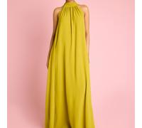 Robe maxi trapèze fluide à encolure halter pour femmes, tenue de vacances, robe d'été, tenue de vacances élégante et chic, robe du soir, robe pour invité de mariage, tenue pour fête d'anniversaire, Ib