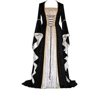 Robe Medieval Femme Gothique 17eme Siecle Couronne Medievale Corset Costume Deguisement Adulte Victorienne Carnaval De Venise Grande Taille Tenue Médiéval Robes Femmes Médiévale Coiffe Déguisement