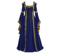 Robe Médiévale Costume Halloween Femme Deguisement Princesse Moyen Age Sorciere Witch Adulte Jupe Medievale Grande Taille Regency Costumes Victorienne Noir Velours Rouge Gothique 3Xl Chapeau Vampire