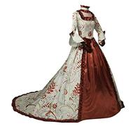 Robe médiévale de la reine Victoria pour femme - Robe rococo victorienne du 18e siècle - Robe de période historique de la Renaissance - Robe de bal de la guerre civile médiévale - Robe de bal Marie