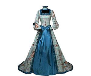 Robe médiévale de la reine Victoria pour femmes - Robe victorienne du 18ème siècle de style rococo - Robe historique de la période Renaissance - Robe de bal de la guerre civile médiévale - Robes de