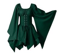 Robe Médiévale Femme Marie Antoinette Vampire Costume Moyen Age Deguisement Medieval Longue Halloween Princesse Gothique Sorcière Déguisement Grande Taille Costumes Medievale Médiéval Renaissance