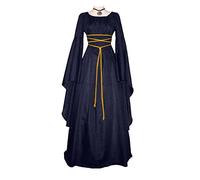 Robe Medievale Femme Médiévale Costume Elfe Ceinture Déguisement Halloween Tenue Viking Medieval De Gitane Deguisement Grande Taille Arwen Gothique Cosplay