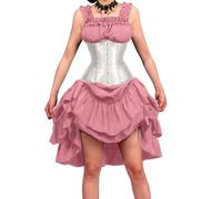 Robe Medievale Femme Moyen Age Gothique Costume Deguisement Princesse Adulte De Renaissance Coiffe Grande Taille Chemise Cosplay Robes Dernières Femmes Chevalier Déguisement Médiéval Medieval 18eme~