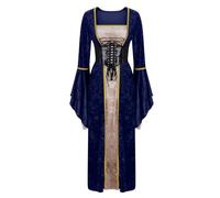 Robe Medievale Femme Robe Victorienne De Cérémonie S Belle Medievale Femme Grande Taille Baroque Deguisement Moyen Age Medieval Déguisement Adulte Costume Adulte Rétro Médiévale Pour Costume