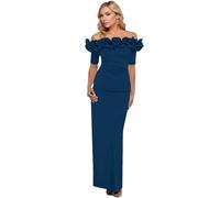 Robe Mere De La Mariee Robe De Mère La Mariée Élégante, Longue Et Moulante, À Épaules Dénudées, Personnalisée, Soirée Formelle Manches Courtes, For Invité Mariage, 2025(Color 4,12)