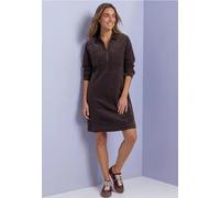 Robe Mi-Courte en Velours Côtelé