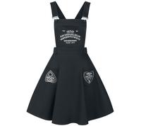Robe mi-longue de Hell Bunny - Robe Salopette Samara - XS à 4XL - pour Femme - noir M