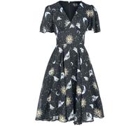 Robe mi-longue de Hell Bunny - Robe Solaris - XS à 4XL - pour Femme - noir 3XL