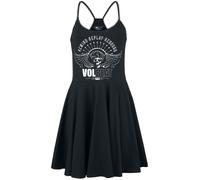 Robe mi-longue de Volbeat - Skull Wings - S à 4XL - pour Femme - noir 3XL