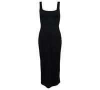 Superdry Robe mi-longue en jersey à col carré Femme Noir S