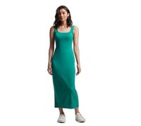 Robe mi-longue en jersey à col carré femme Superdry Vert M