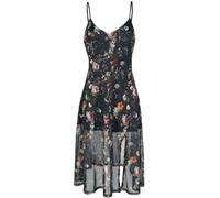 Robe mi-longue Gothic de Jawbreaker - Robe Mi-Longue Imprimée Night Garden - XS à 4XL - pour Femme - multicolore 3XL
