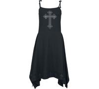 Robe mi-longue Gothic de Poizen Industries - Severine Dress - XS à L - pour Femme - noir L