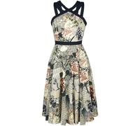 Robe mi-longue Rockabilly de H&R London - Ancient Roses - M à 4XL - pour Femme - multicolore 3XL