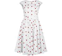 Robe mi-longue Rockabilly de H&R London - Cherry Bloom - Robe - S à 3XL - pour Femme - multicolore XL