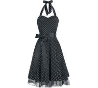 Robe mi-longue Rockabilly de H&R London - Robe Small Dot - L à 4XL - pour Femme - noir 3XL