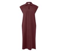 Robe midi Ã col en V et fronces femme s.Oliver Rouge 38