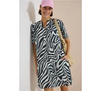 Robe midi à imprimé zèbre