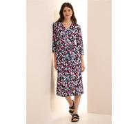 Robe midi à motifs