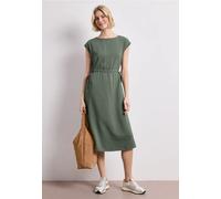 Robe midi avec décolleté U-Boot