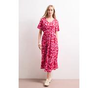 Street One 1409290 Robe midi avec détail smocké Femme (Lot de 1)
