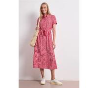 Robe midi avec motif en zigzag