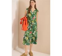 Robe midi avec motif floral