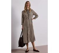 Robe midi avec patte de boutonnage sur toute la longueur