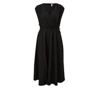 Robe midi avec taille Ã cordon femme QS Noir 36
