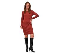 Robe midi col rond Vila Vimodala - Brique chauffée - Femme S