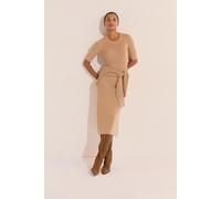 Robe midi en maille fine - Pedra - L - Sable - Femme - Etam