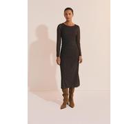 Robe midi en tulle satinée - A Caissy Imp - M - Chocolat - Femme - Etam