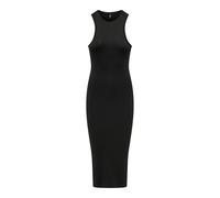 Only Robe femme Belfast moulante midi côtelée sans manches noir Taille XS