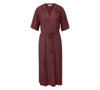 Robe midi froncÃ©e avec ceinture Ã nouer coupe dÃ©contractÃ©e femme s.Oliver Rouge 44