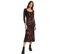 Robe midi pull Desigual Arkan pour femmes marron XS