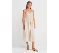 Robe Midi Trapèze Sans Bretelles M