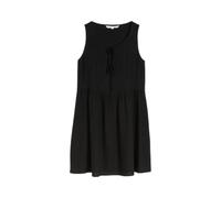 Robe mini en lin mÃ©lange avec rubans femme Tom Tailor Denim Noir S
