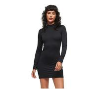 Robe Mini Pull à Col Montant Superdry - Noir - Femme XS