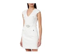 Robe - MORGAN - 231-RBILLY - Robe Femme - Col V - Manches courtes - Blanc cassé XS