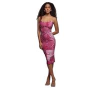 Robe moulante bustier femme Goddiva Rose 38