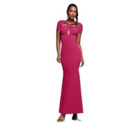Robe moulante en crÃªpe Scuba femme Goddiva Rose 40
