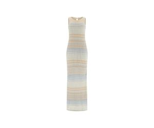 Robe moulante longue femme Guess Rosalyn Bleu M