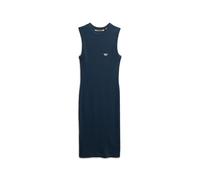 Superdry Rib Bodycon Sleeveless Short Dress Bleu S Femme