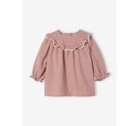 Robe naissance en flanelle motif vichy écru 12M(74CM)