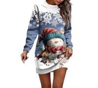 Robe Noel Femme Paillette Dress Elegant Déguisement Grande Taille Réveillon Noël Mere an Tenue Fete Et Longue Pull Oversize Lumineux De Rouge Costume Deguisement Hiver Soirée Nouvel Soiree