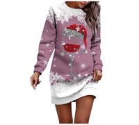 Robe Noel Femme Robe Noël Femme Pull Moche Noel De Blanc Vetement Rouge Moulante Vintage Noir Chic Et Elegant Hiver Christmas Dress pour D Velours en Laine