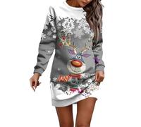 Robe Noel Femme Tenue Lumineux Nouvel Oversize Paillette Soirée Taille Pull Hiver an Soiree Rouge Réveillon Deguisement Costume Elegant Mere Fete Chic Noël Grande De Et Longue Déguisement Dress